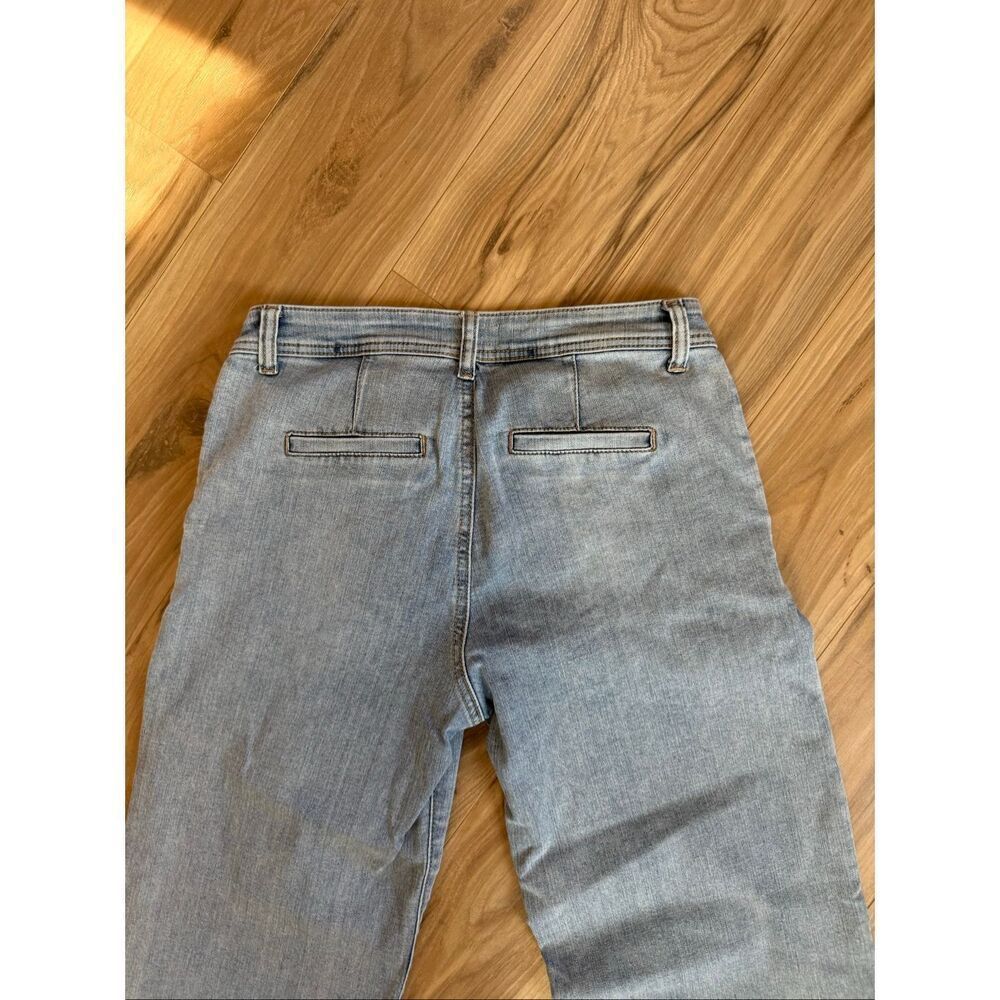 Kut from the Kloth High Rise Wide Leg Pleated Jeans Size 6 - Picture 5 of 14